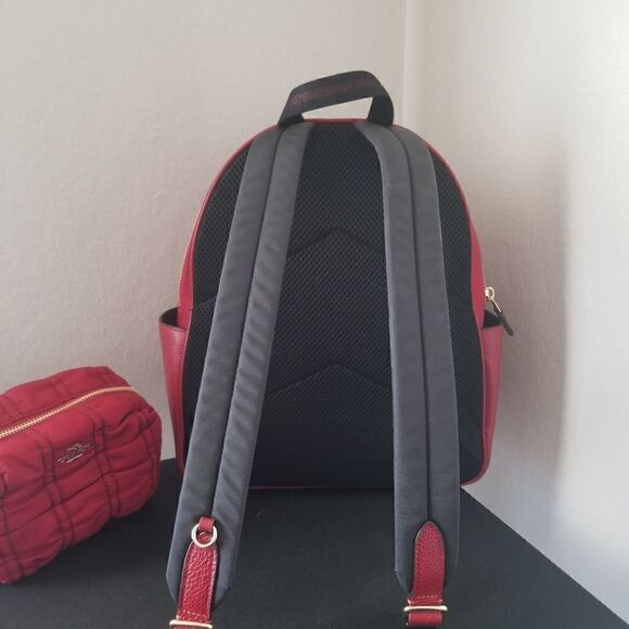 Coach Court Backpack and Cosmetic Bag Set